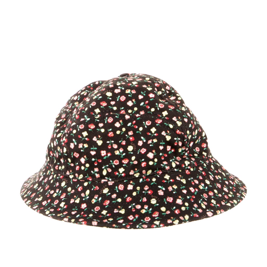 Gucci X Liberty Of London Canvas Bucket Hat With Floral Pattern Print